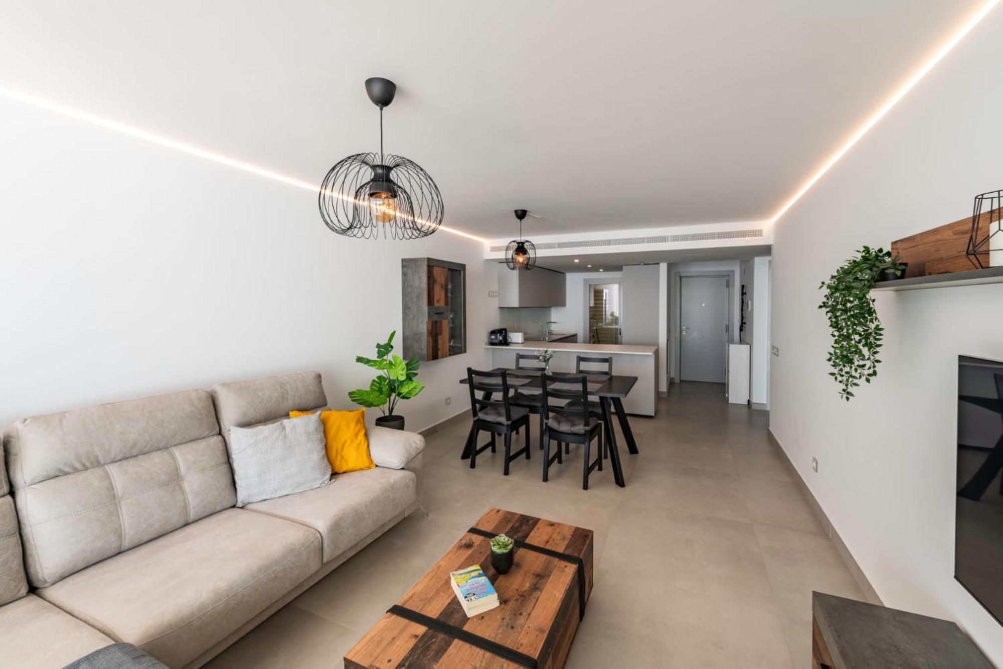 Serene Seaview Retreat In Higueron: 2br Oasis Apartament *